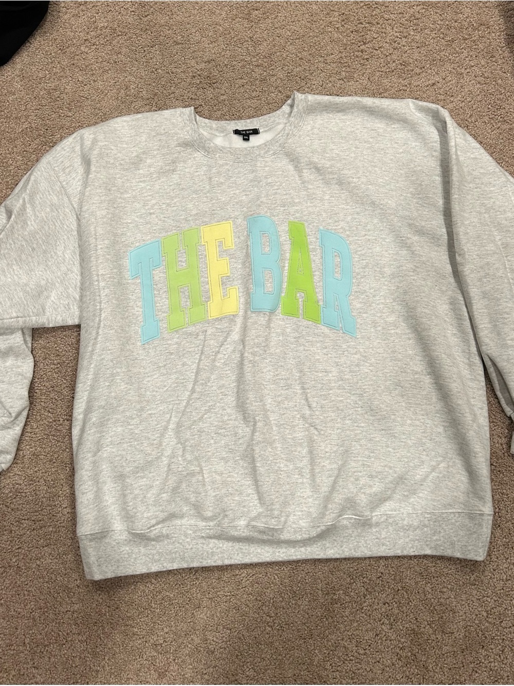 Citrus fade The Bar sweatshirt